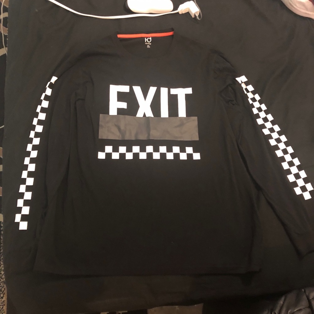 Black ideology long sleeve